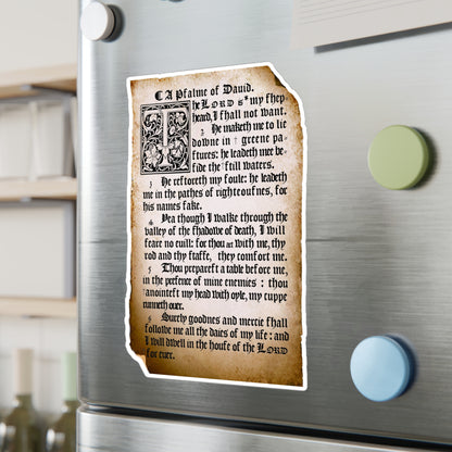 Psalm 23 - 1611 KJV Bible Verses on Vinyl Decals