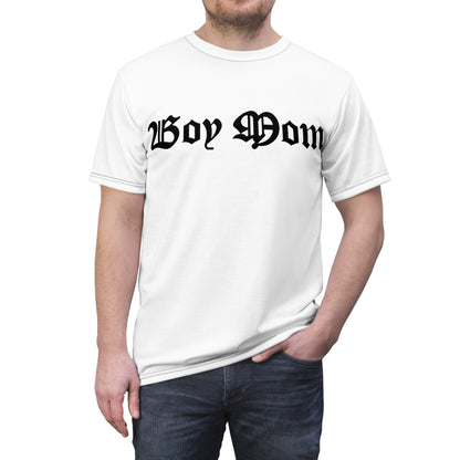1st Samuel 1:26-28 - 1611 KJV Bible Verse - "Boy Mom" Softstyle T-Shirt