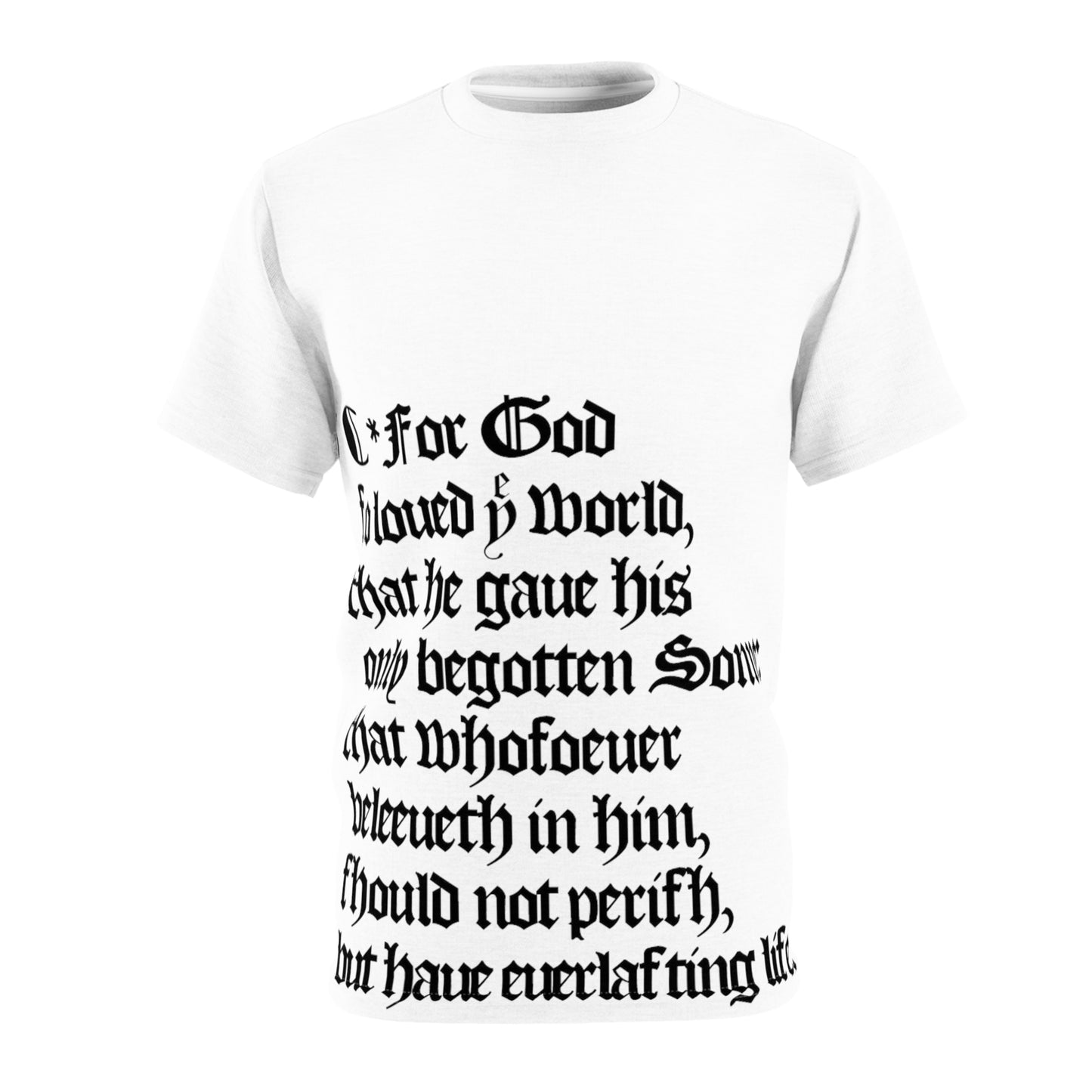 John 3:16 1611 KJV White T-Shirt