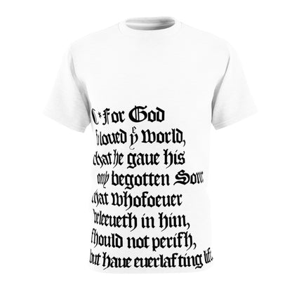 John 3:16 1611 KJV White T-Shirt